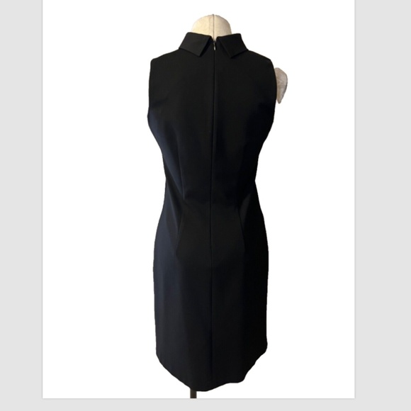 J. McLaughlin Dress S Small Black Mock Neck Sleeveless Washable - Picture 2 of 8